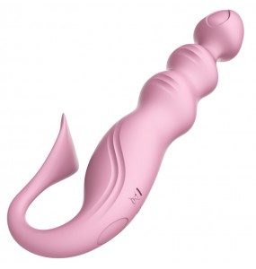 DMM-MAA Mermaid Vibration Anal Pleasure Butt Plug (Chargeable - Pink)